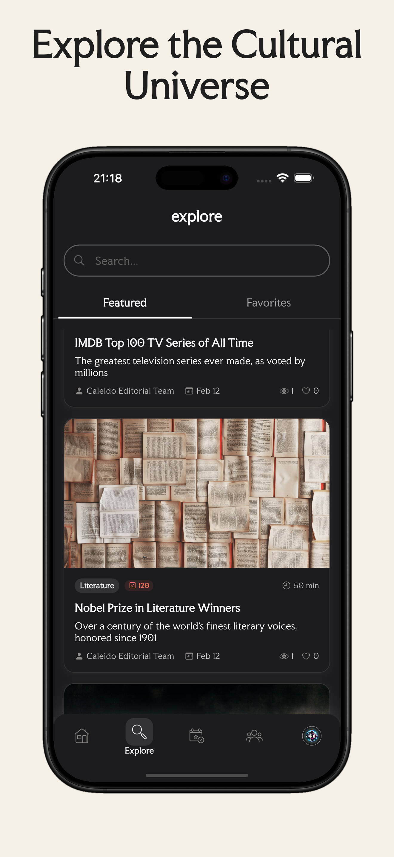 Explore articles and curated content